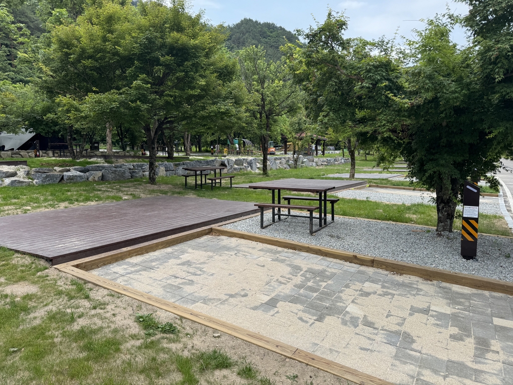 오대산 소금강산 야영장