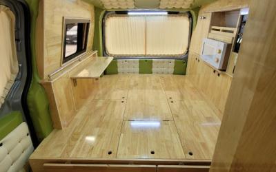 스타리아 3밴 이동식 싱크대와 침상 수납 제작